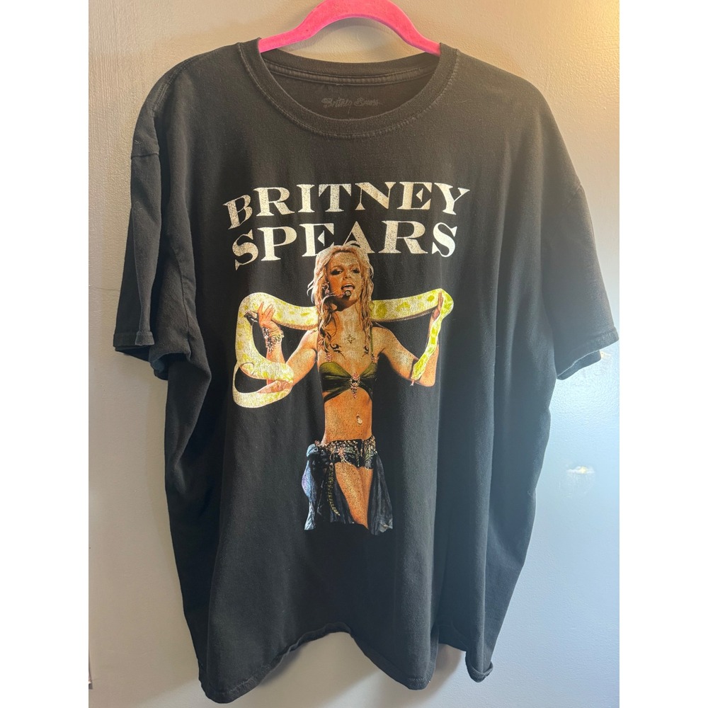 Britney Spears Snake VMA Performance Graphic T-Shirt Black XXL 2021 Epic Rights